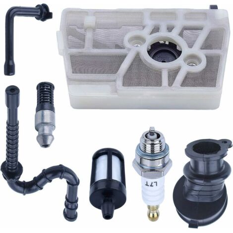 Ligne de Filtre à air et Carburant kit avec Bougie d'allumage pour Stihl MS240 024 026 pièces de Rechange pour 1121 120 1625 (1/5)