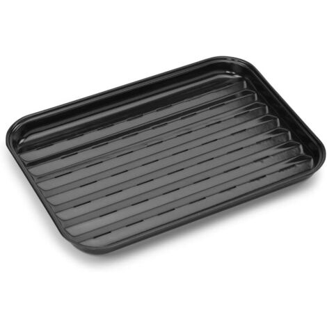 Barbecook Plateau à griller réutilisable en émail, accessoire barbecue, 34.5x23cm (1/3)