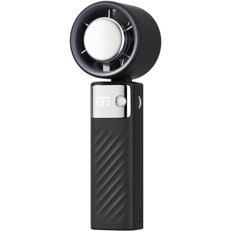 Ventilateur Portable, Mini Ventilateur Rechargeable 4000mAh, Petit Ventilateur Silencieux Turbo Réglable en Vitesse(1 à 199), Ventilateur Refroidissement pour Camping, Sport, Voyage (Noir)