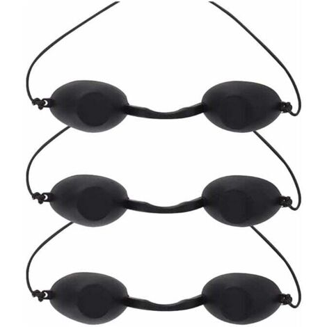 3 Pcs Lunettes de Protection UV, Lunettes Solarium Lunettes Protection UV Conviennent pour la Beauté Laser IPL Convient à la Clinique de Beauté ou à la Maison (1/5)