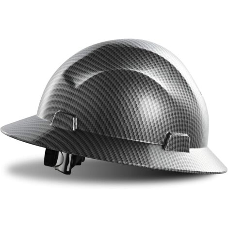 Casque de sécurité intégral classe C en fibre de verre – Suspension à cliquet 4 points – Confort optimal pour chantiers industriels