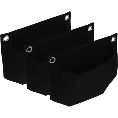 Ensemble De 3 Jardinières Suspendues pour Fraises Pochettes De Plantation pour Légumes De Culture en Tissu Non Tissé Drainage Et Perméabilité À L'air (1/5)