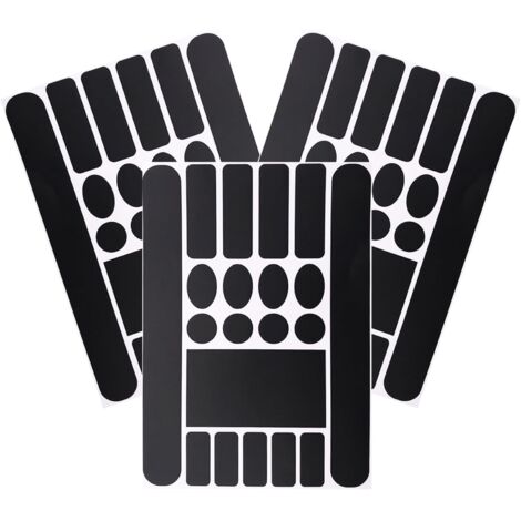Lot de 3 Autocollant Résistant aux Rayures Cadre de Vélo, Film de Protection pour Cadre de Vélo, Autocollants Protection de Chaîne de Vélo, Protecteur de Cadre de Vélo, pour Vélo de Route VTT-C (1/5)