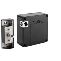 Smart Lock caché pour armoire, tiroir, coffre-fort, avec RFID NFC et déverrouillage sans fil, Pour , le bureau, le tiroir, noir