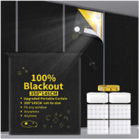 Occultant Fenetre 100X145 CM, Store Occultant sans Percage 100% pour Fenêtres, Film Occultant Fenêtre, Film Fenetre Anti Regard Store