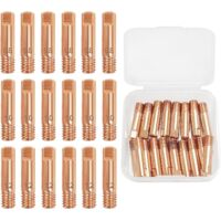 20 Embouts De Contact MIG 0.8 Mm En Cuivre – Compatibles Torche 15AK MIG/MAG – Qualité Pro Pour Soudeur