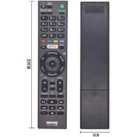 Télécommande De Remplacement Pour Sony Bravia - Modèle RMT-TX100D, Sans Fil, 5-10m, Noir, Neuve