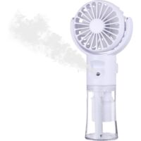 Mini ventilateur brumisateur portable rechargeable – 4 vitesses – Humidificateur intégré – Autonomie 4 à 15 heures – Câble USB Type-C inclus