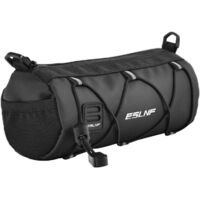 Sac de Guidon Vélo, Sacoche Cadre Velo, Sac de Guidon de Vélo Imperméable, Accessoires pour vélos 2,4 L(Noir)