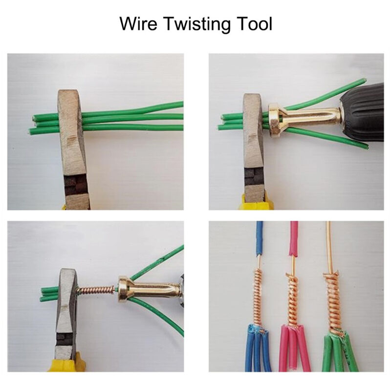 Pince à Dénuder Et Torsader Les Fils - Outil électrique Pour Connecteurs Rapides (2,5-4 Mm²) - 90 Mm