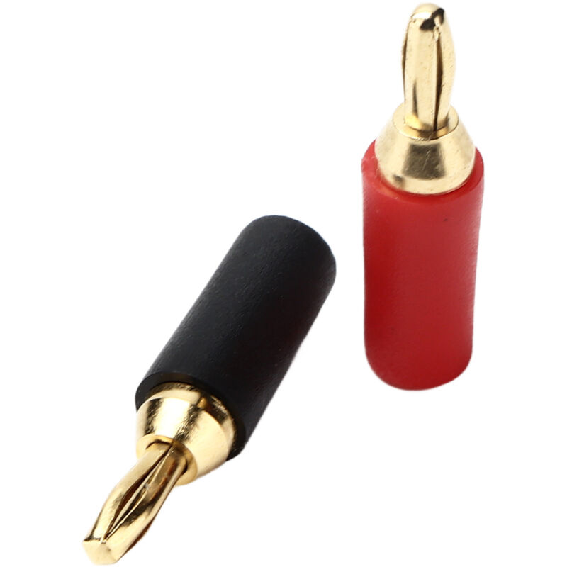 8 Pièces Fiches Et Prises Banane Isolées De 4 Mm, Connecteurs Mâles Et