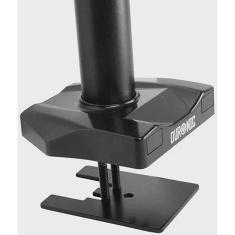 Support De Table En Aluminium Pour Bras Micro/Lampe - Max 5.5 Cm, Vis Réglable, Antidérapant