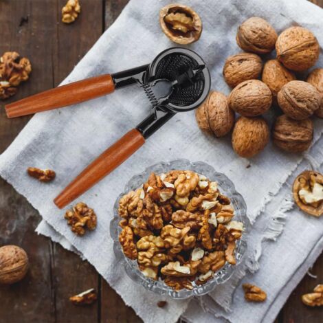 Lot De 4 Casse-Noisettes Multifonction Avec Fourchette – Pour Noix, Pécan, Amandes & Pistaches