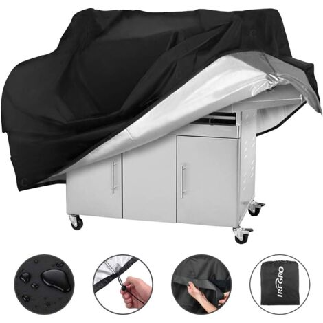 Housse De Gril, Housse De Gril, Housse De Protection Pour Gril À Gaz, Housse De Protection Étanche Pour Barbecue, 145 X 61 X 117 Cm (1/5)