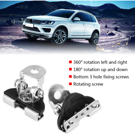 Support Phare Moto Universel 22-32mm - 2 Pièces Fixation Fourche Avec Rotation 360°