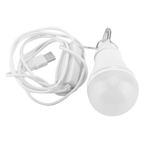 USB Ampoule Rechargeable Avec Télécommande 10w Led Ampoules Batterie Extérieur Camping Ampoule De Secours Avec Crochet Avec 3 Modes d'Éclairage (1/5)