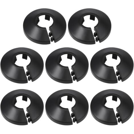 Lot de 20 colliers de serrage en plastique pour tuyau de radiateur, décoration pour tuyau de 16 mm de diamètre – Noir (1/5)