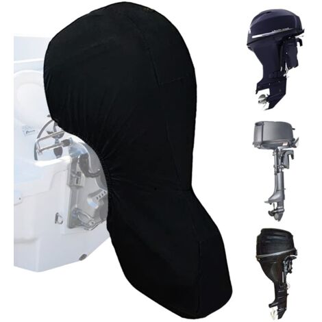 Housse Moteur Bateau, Bache de Protection Moteurs Hors-Bord 210D avec Revêtement UV, Bâche étanche pour Moteur Hors-Bord Exterieur，1520HP (1/5)