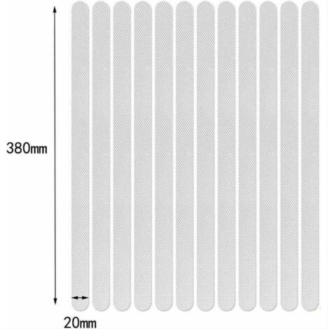 Lot De 20 Autocollants Antidérapants Ronds Transparents 10cm Pour Baignoire Et Douche - Sécurité Maximale