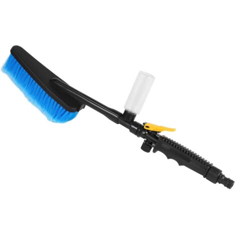 Brosse De Lavage De Voiture Avec Manche Télescopique - 160 Cm - Longue Poignée - Rotation à 180 ° - Brosse De Nettoyage Multifonction Pour Voiture - Pour Camping-car, Véhicule - RV, Camion (bleu