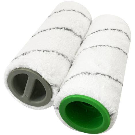 Rouleaux de rechange en microfibre pour nettoyeurs de sols durs Kärcher FC3D et FC5, lot de 2 (1/5)