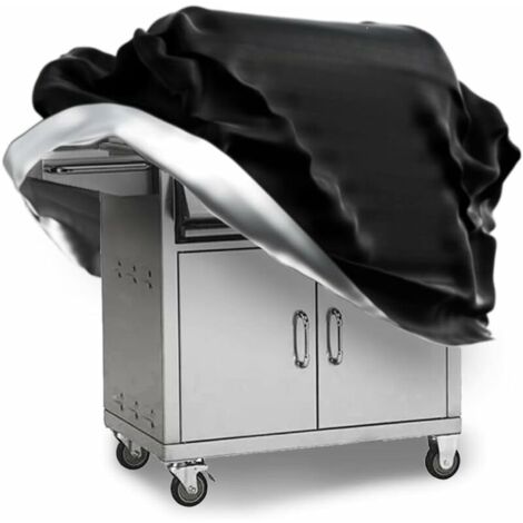 Housse pour barbecue à gaz, résistante à la poussière et aux UV, avec sac de rangement, 145 x 61 x 117 cm (Oxford) (1/5)