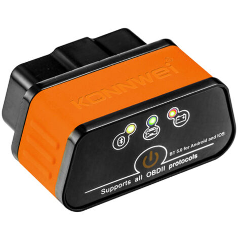 LIFCAUSAL KW903 BT 5.0 Sans Fil OBD-II Scanner Diagnostic Auto, Détecteur-Testeur pour iOS et Android (1/5)