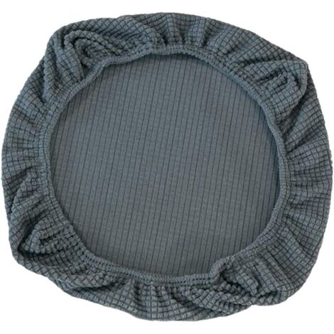 Housses de siège extensibles et amovibles pour chaises de bureau, chaises de salle à manger, décoration de mariage (gris) (1/5)
