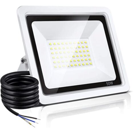 100W Projecteur LED Extérieur, IP66 étanche Spot LED Extérieur 6500K, Super Lumineux 10000LM Blanc LED Projecteur d'extérieur pour jardin, garage, terrain de sport (1/5)