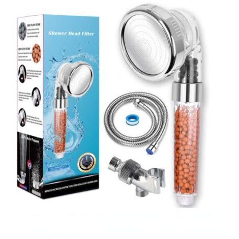 Pommeau Douche Haute Pression Pomme de Douche Anti Calcaire Filtrant,Douchette Économie d'Eau Universelle de Massage De Douche Convient à Salle De Bain (1/4)