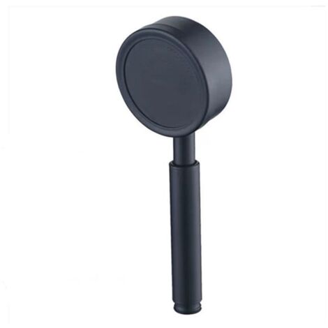 Pommeau Douche Haute Pression en Acier Inoxydable 304 Douchette Douche Salle de Bain Economie d'Eau Installation Facile - Noir (1/4)