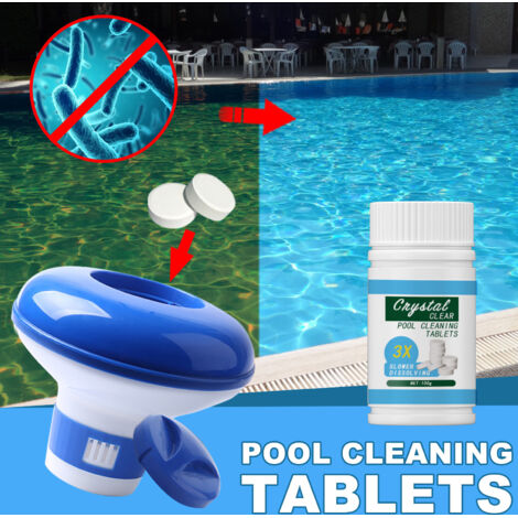 Distributeur de Chlore, Réglable Distributeur Chlore Distributeur Flottant pour Piscine,Diffuseur Chlore Piscine,Flotteur de Chlore Spa, Intérieure et Extérieure (1/5)