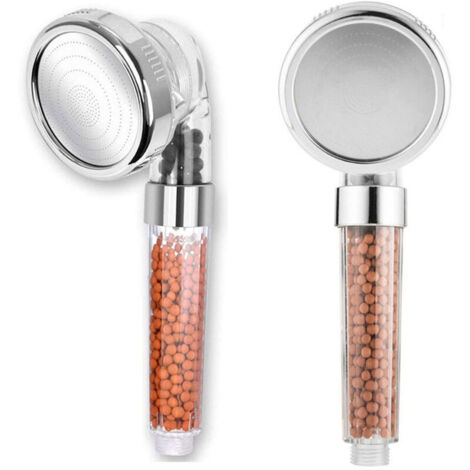 Pommeau Douche Haute Pression Pomme de Douche Anti Calcaire Filtrant,Douchette Économie d'Eau Universelle de Massage Convient à Salle De Bain(pomme de douche simple) (1/5)