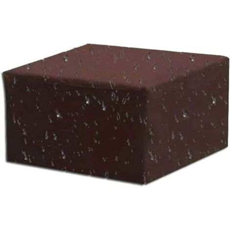Housse De Meuble, Housse De Protection pour Mobilier De Jardin Imperméable Au Vent Housse Mobilier À Toute Épreuve 210D Oxford Tissu Grand Jardin De Table - Marron,210x110x70cm (1/5)