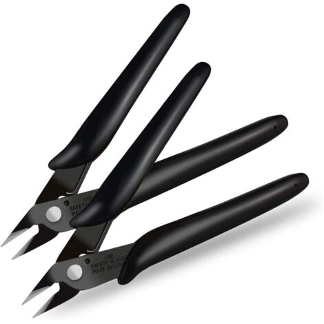 Lot de 2 pinces coupantes de côté, pour câble, bijoux, travaux pratiques (1/5)