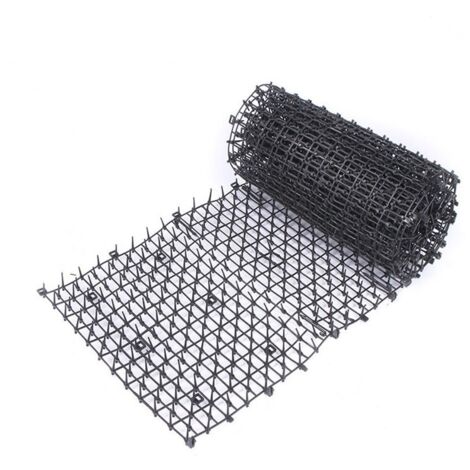 Anti-Chat avec Pointes, Grille Tapis Anti-Chat Anti-Chiens, Pointes Répulsif Dissuasif pour Chat Chien Animal, Pic Anti-Chat Anti-Chat avec Pointe pour Jardin, Clôtures, Canapé 45cmx4M (1/5)