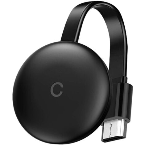 2.4G WiFi HDMI Récepteur d'affichage sans fil pour Chromecast Google Pusher Screen Cast Mirroring Adapter Miracast Airplay DLNA Noir (1/5)