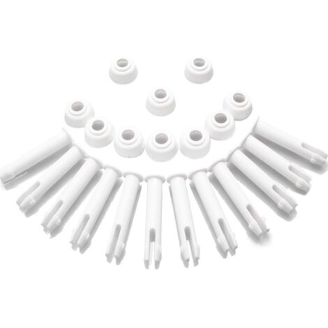 12 goupilles de piscine en plastique et 12 joints en caoutchouc, pour piscines Intex rondes à structure métallique de 13 à 24 pieds et piscines rectangulaires à structure métallique, Intex 28270-28273