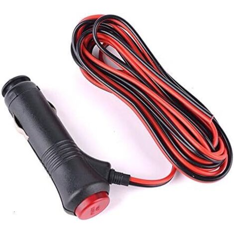 Câble d'alimentation allume-cigare 12 V/24 V de 1,5 m avec interrupteur (1/5)