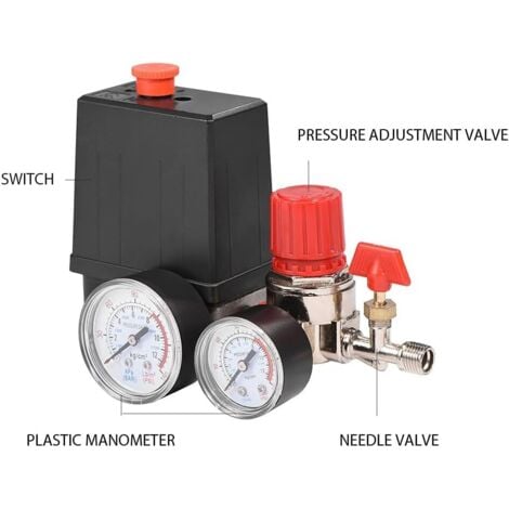 Compresseur Dair Pressostat Triphase Vanne De Controle Avec Regulateur Dair