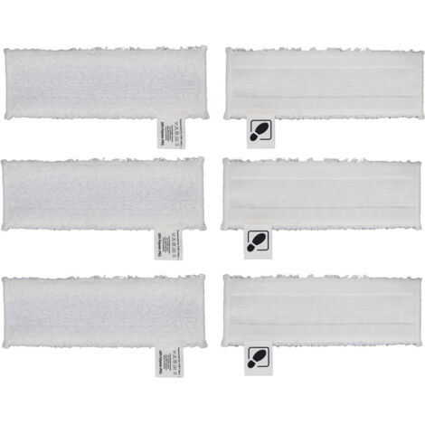 Accessoires Set de Chiffons pour Nettoyeur Vapeur Kärcher Easyfix SC2 SC3 SC4 SC5 Bonnettes Microfibres Nettoyeurs à vapeur (1/5)