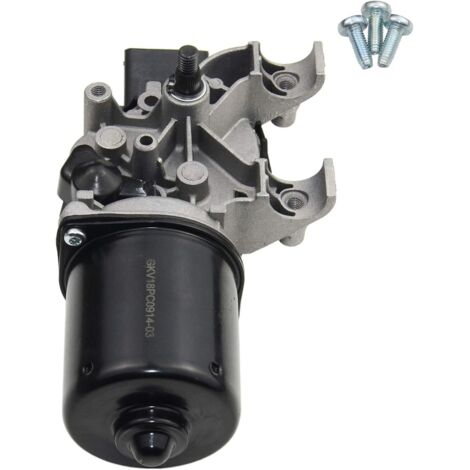 Coavas – Moteur d'essuie-glace avant pour Renault Clio 3 2005-2012 – Tension 12V – Connexion 1 cosse 4 connecteurs – Remplacement moteur efficace - 8200268131