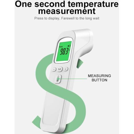 Thermomètre Frontal Infrarouge ProfiCare - Sans Contact, écran LCD 3 Couleurs, Pour Bébés Et Adultes - Mesure Précise En 1 Seconde