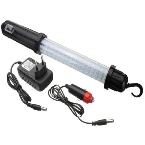 Houhence – Lampe de travail rechargeable 60 LED 4W – Haute luminosité 6500K – Résistante aux chutes – Pour chantiers humides et garages