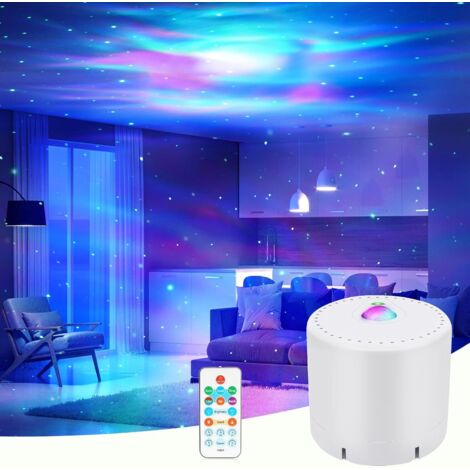Projecteur Ciel Etoile, Projecteur Galaxie avec télécommande, Projecteur de Veilleuse à vitesse et Luminosité réglables pour Décoration des Chambres,Enfants,adultes