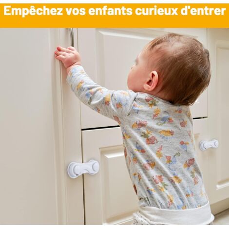 Serrure De Sécurité Pour Enfants Et Bébés, Protection Pour Porte, Réfrigérateur, Tiroir, 6