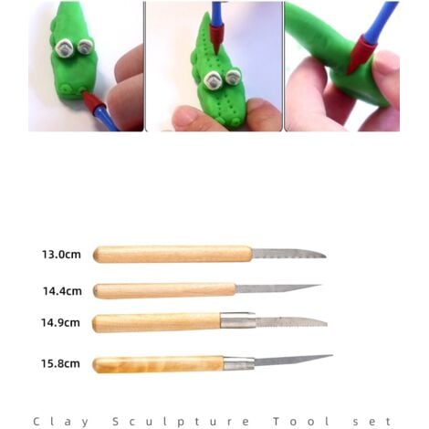 Outils Potier Kit 55 Outils Sculpture Argile - Pour Poterie, Modelage - Accessoires Artisanat Et Création Outils Poterie