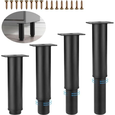 Vegena Pied De Meuble M10 X 100MM, Métal Pied Reglable