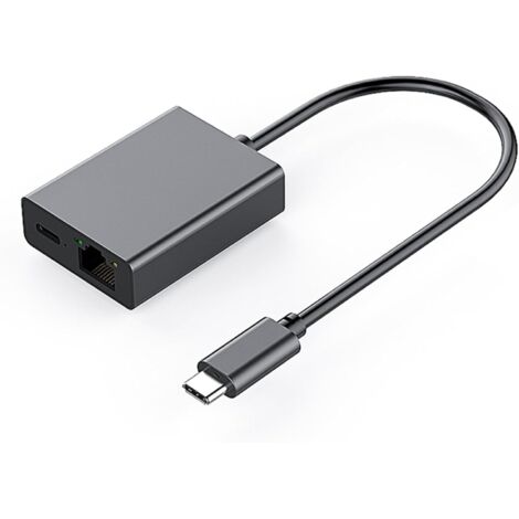 Adaptateur USB C Ethernet, 1000 Mbps Adaptateur Ethernet USB C vers RJ45, Compatible pour Ordinateur Portable, MacBook Pro/Air, iPad Pro/Air, Chromecast Google TV et Plus Encore. (1/5)
