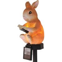 Lumières solaires à LED, pour décoration de pelouse de cour extérieure de passage de patio extérieur - Lapin